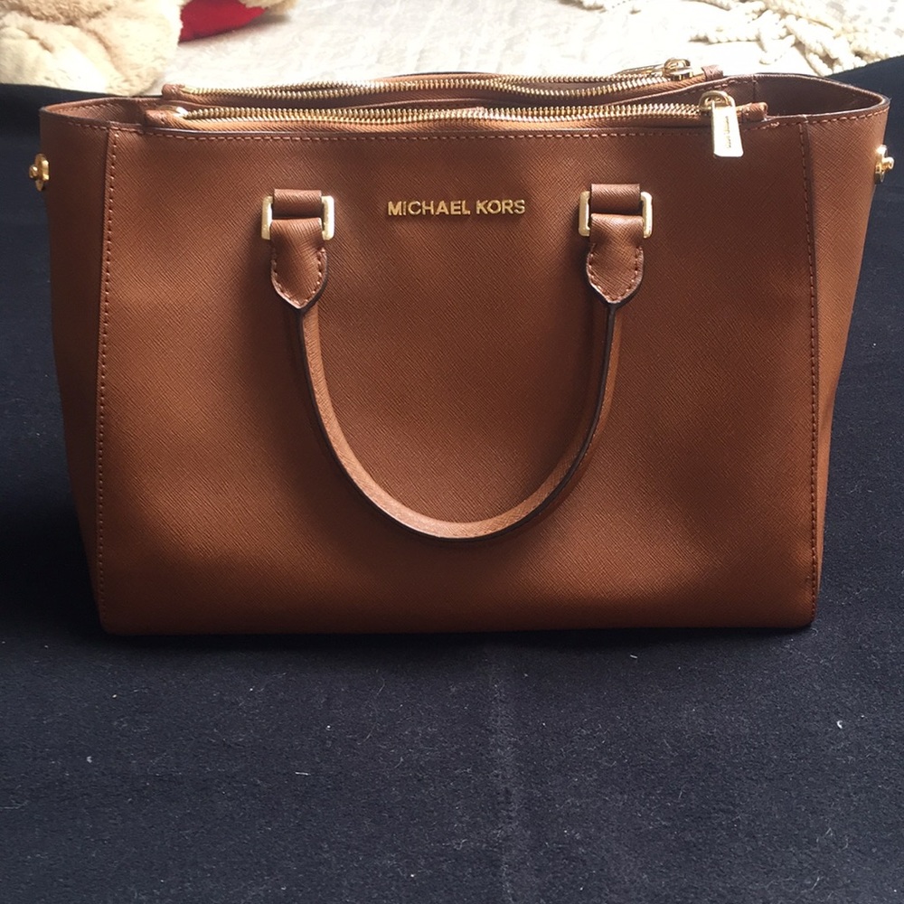 Camel Michael Kors Handbag